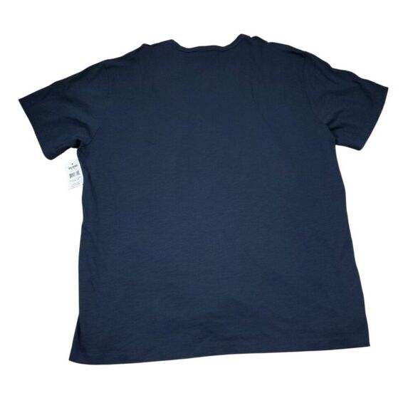 Todd Snyder Made in LA Slub Pocket Tee Button Men's Size XXL USA Navy Blue Soft - Picture 2 of 7
